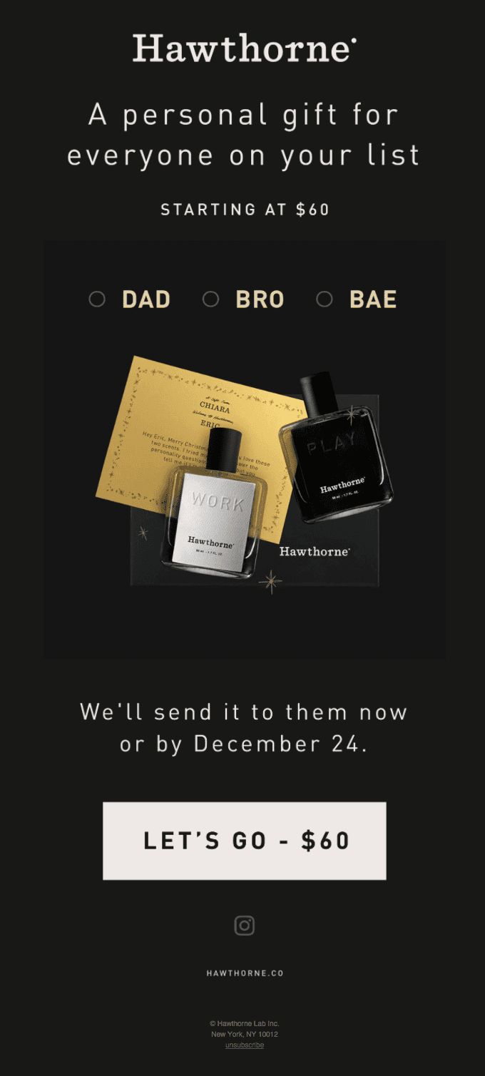 We’re taking care of your gift list this year 🎁 ✅