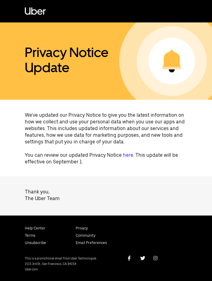 We've updated our Privacy Notice!