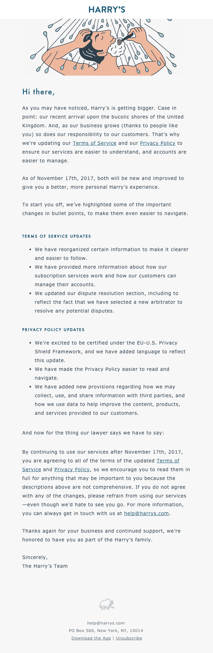 We’ve updated our Terms of Service and Privacy Policy