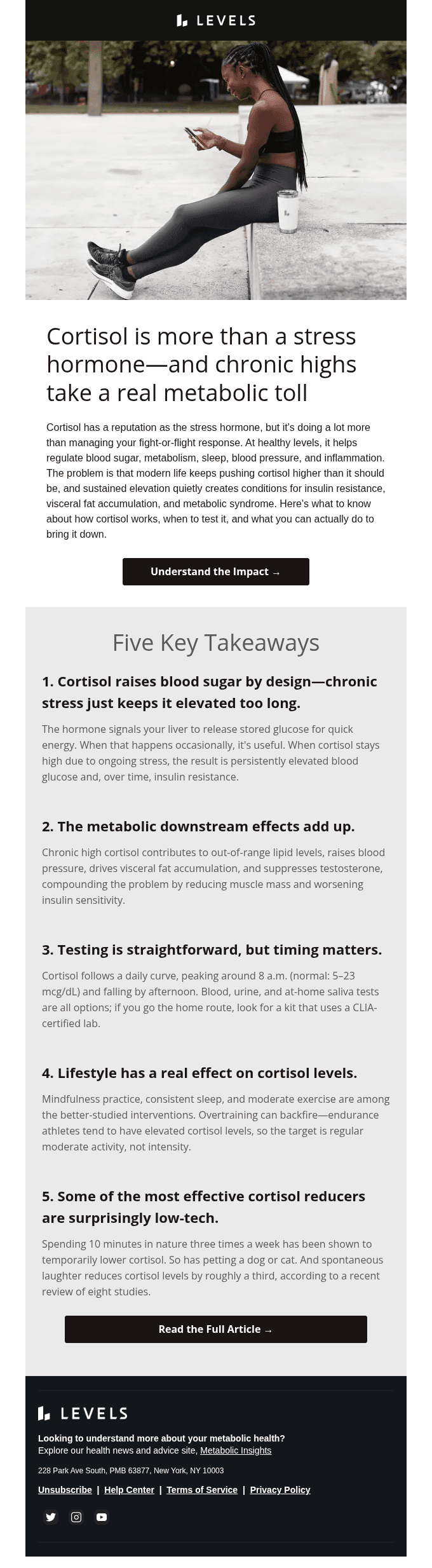 What high cortisol is doing to your body