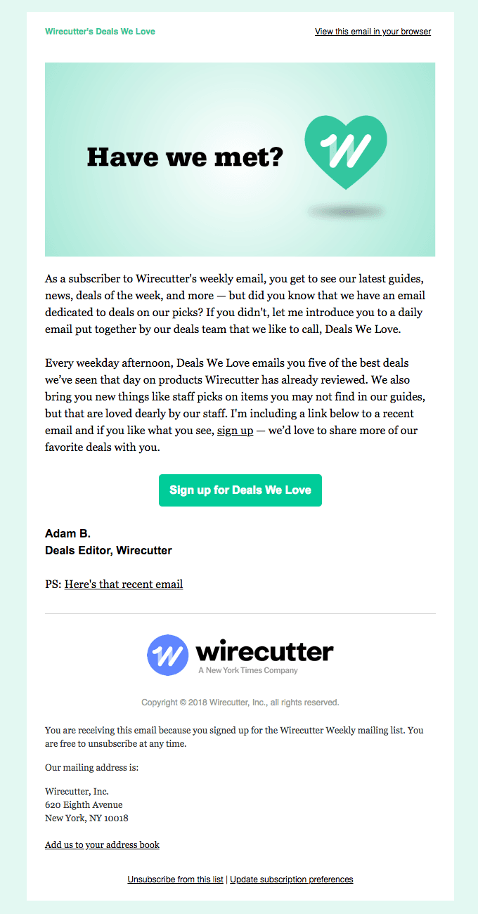 What’s better than buying a new Wirecutter pick? Getting it on sale, of course!