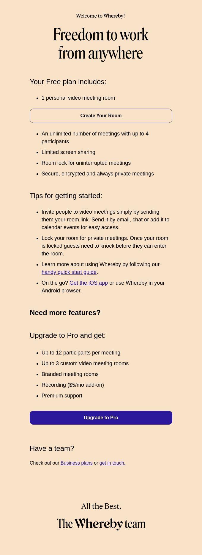 Welcome. Here's how to get started