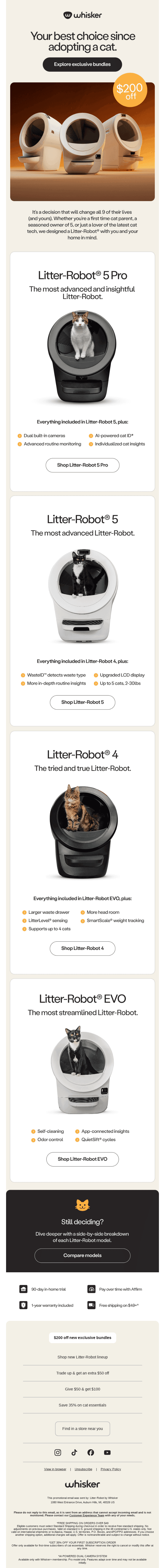 Which Litter-Robot is right for you?