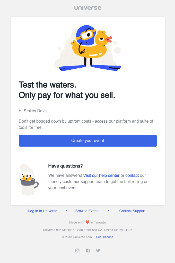 Why wait? Get started today for free.