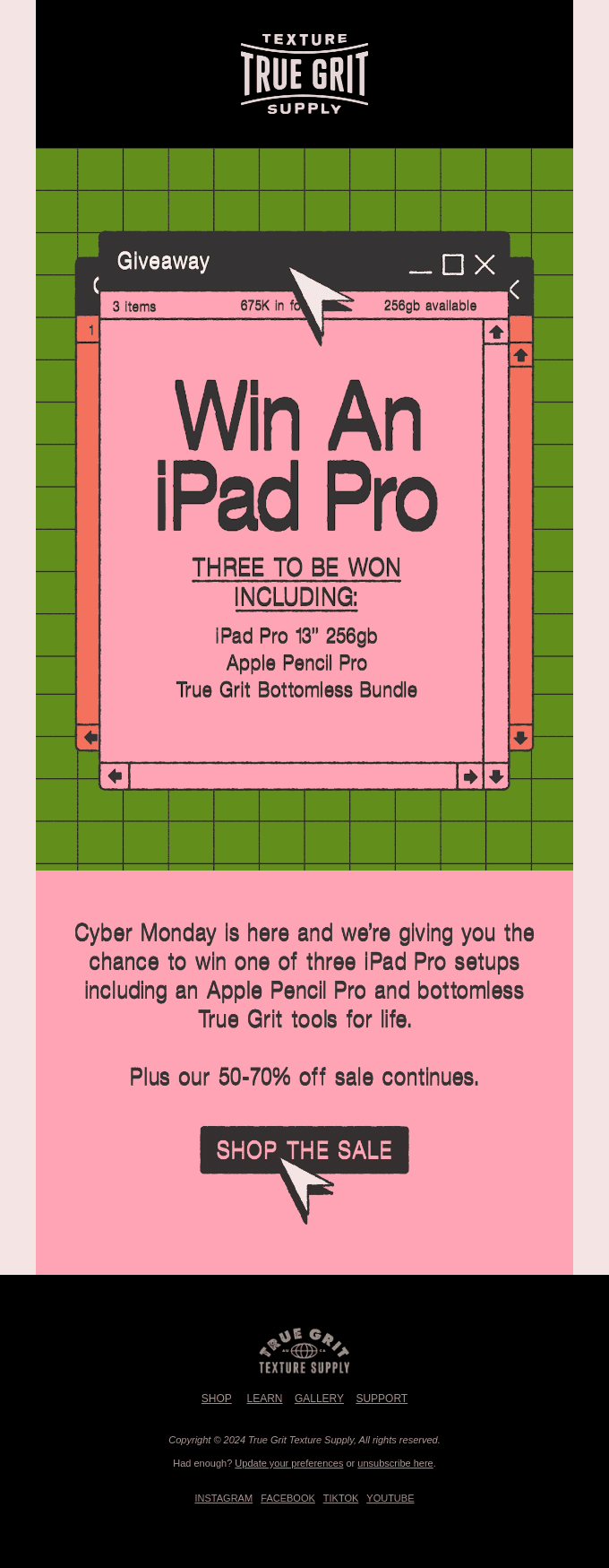 🤑 Win an iPad Pro + Bottomless Tools