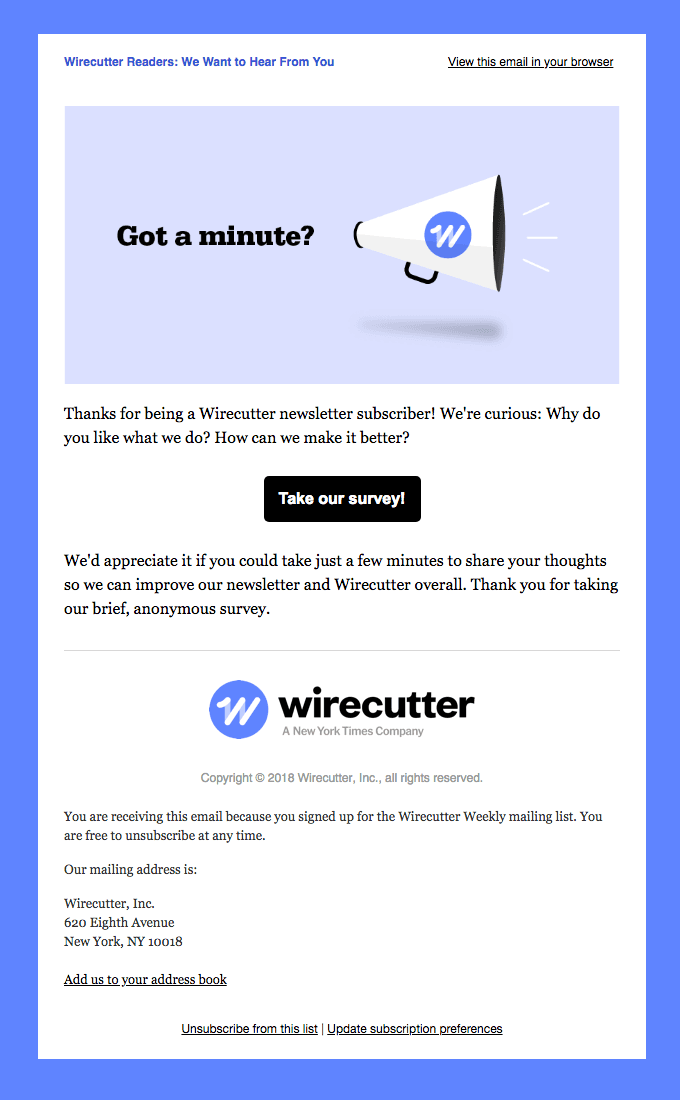 Wirecutter Readers: We Want to Hear From You