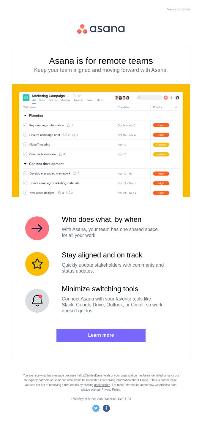 Work from anywhere and stay connected