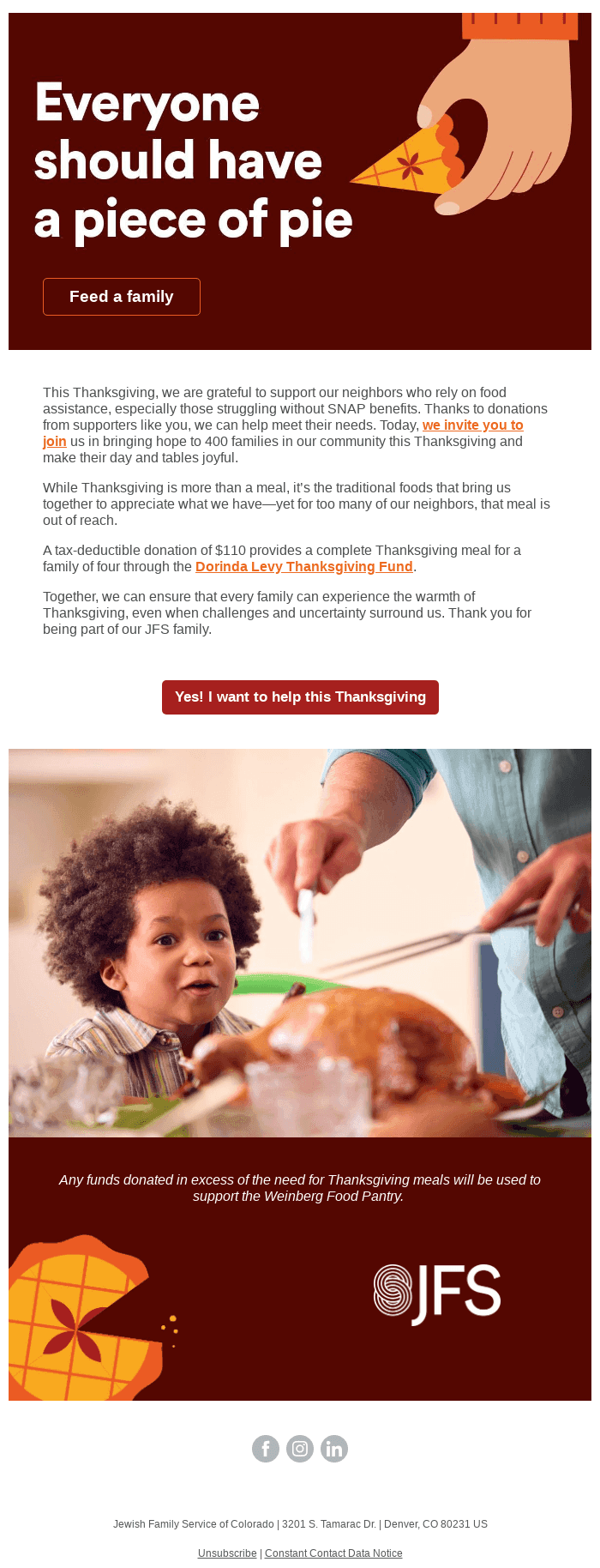 You can help gather for grateful