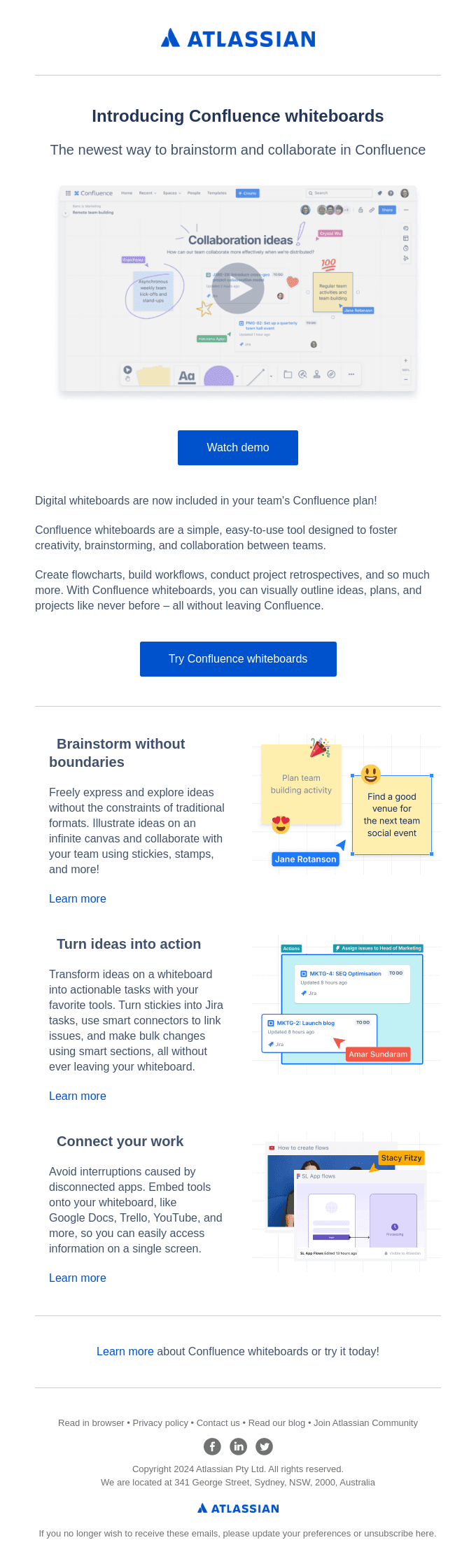 You now have access to Confluence whiteboards! 😍 ✨