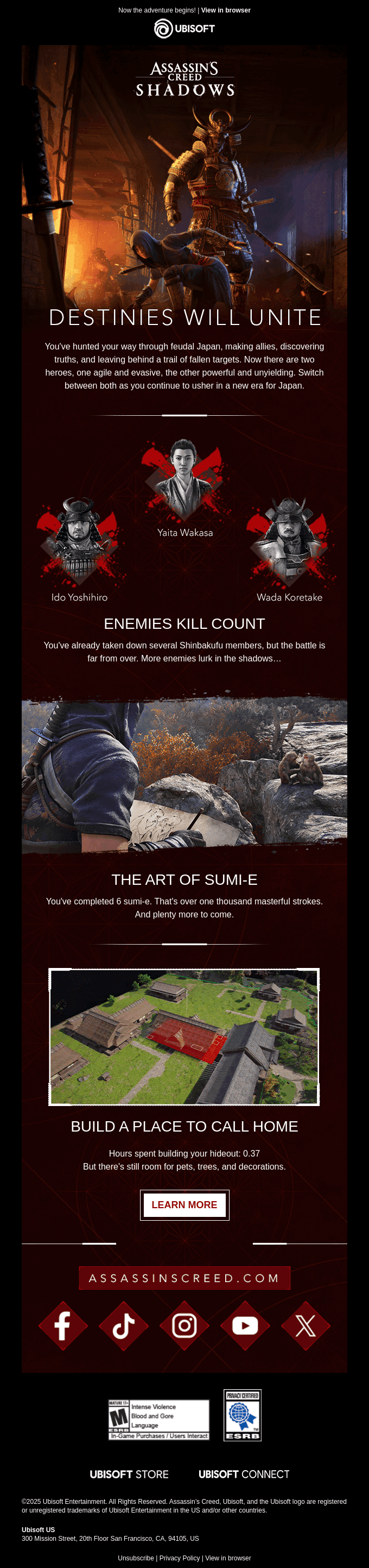 You survived ambushes, battled samurai, and discovered truths…