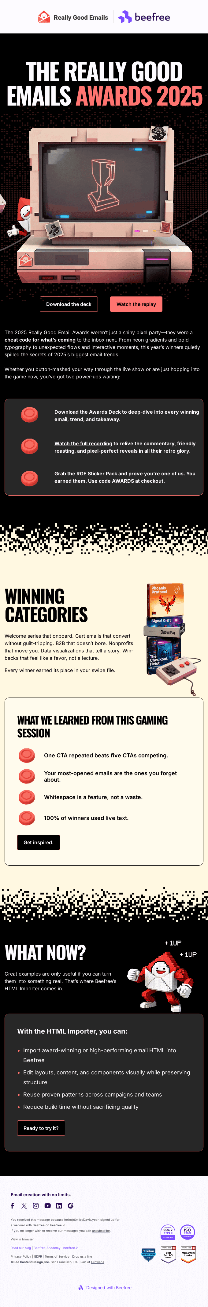 You unlocked it: Your 2025 RGE Awards loot is here 🎮✨