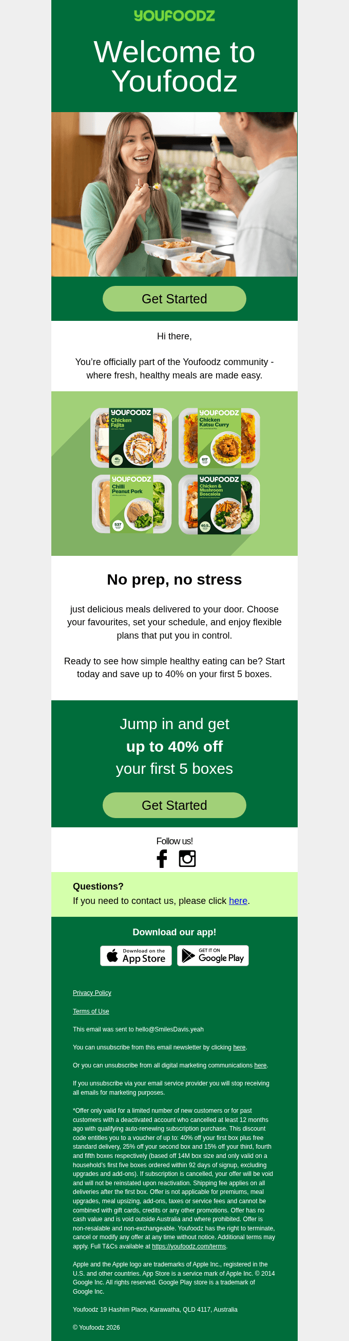 Welcome to your fresh start