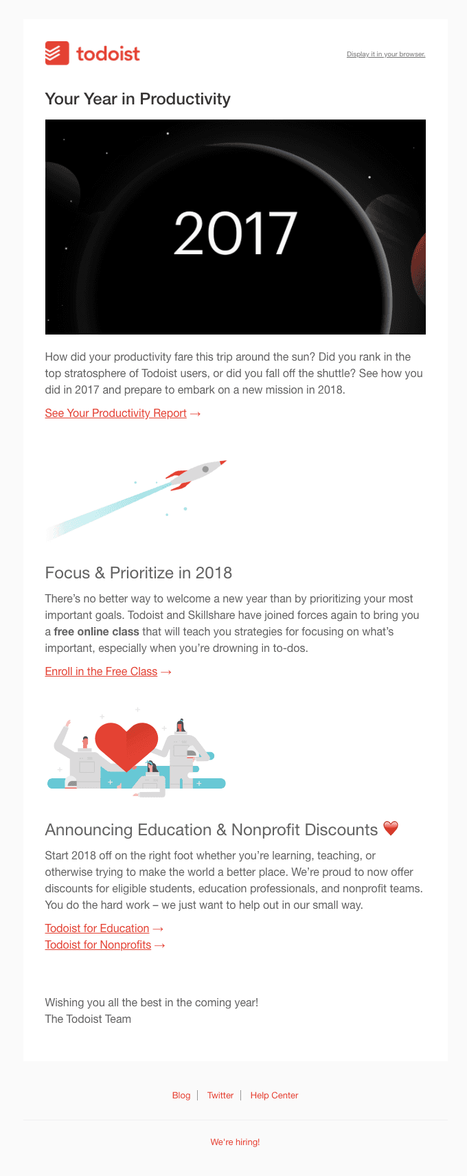 Your 2017 Todoist Year in Review ๐
