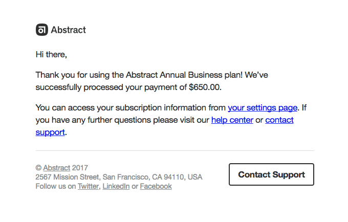 Your Abstract Payment Confirmation