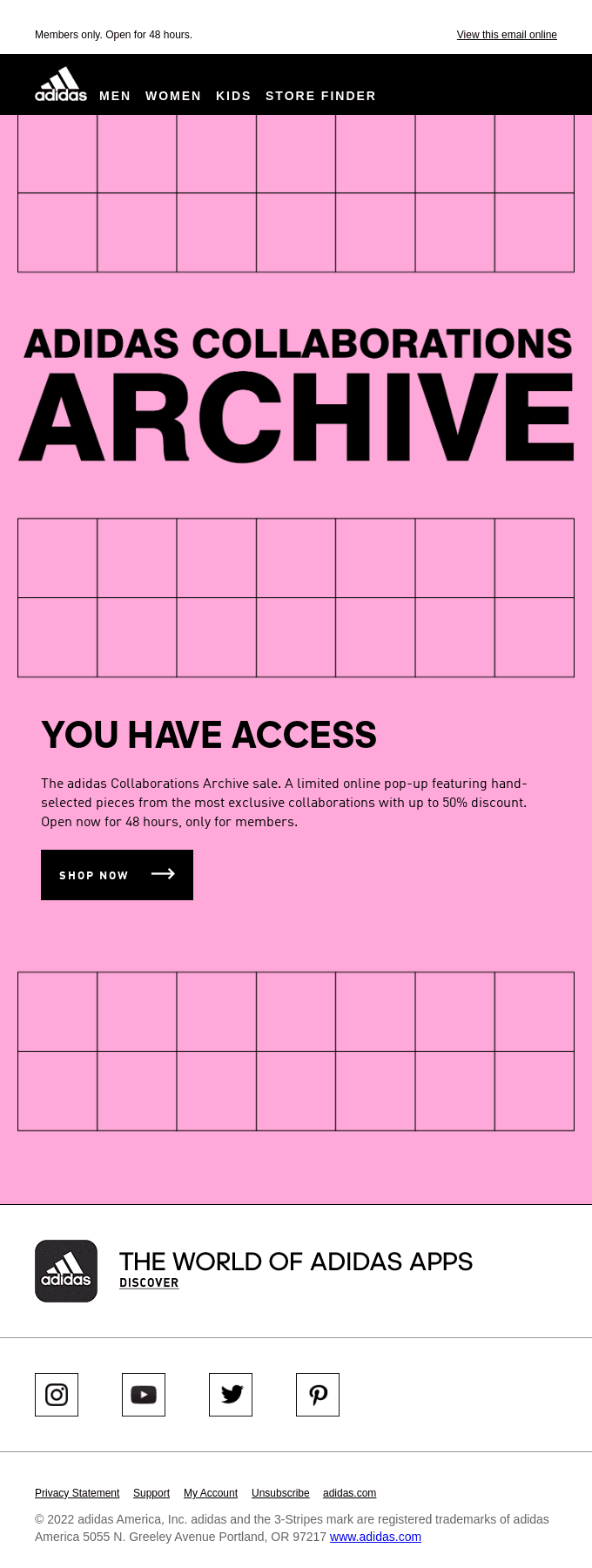 Your access to the Collaborations Archive sale