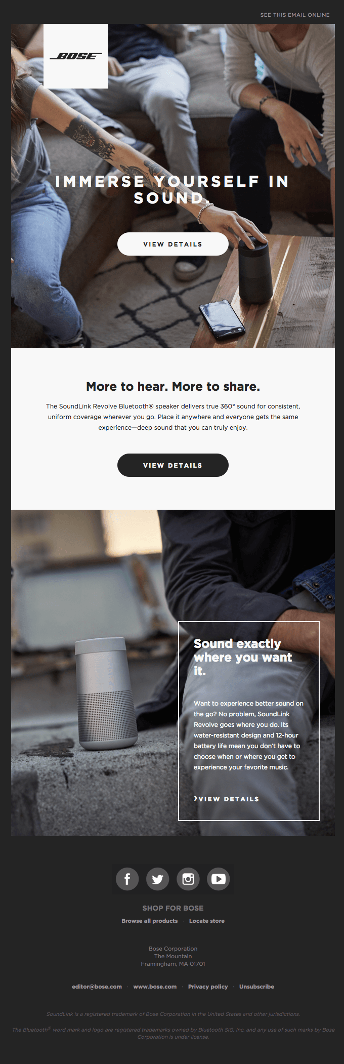 Your Music in Every Direction | SoundLink Revolve