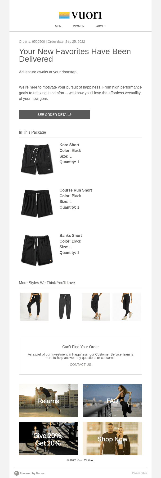 Your New Favorites Have Been Delivered