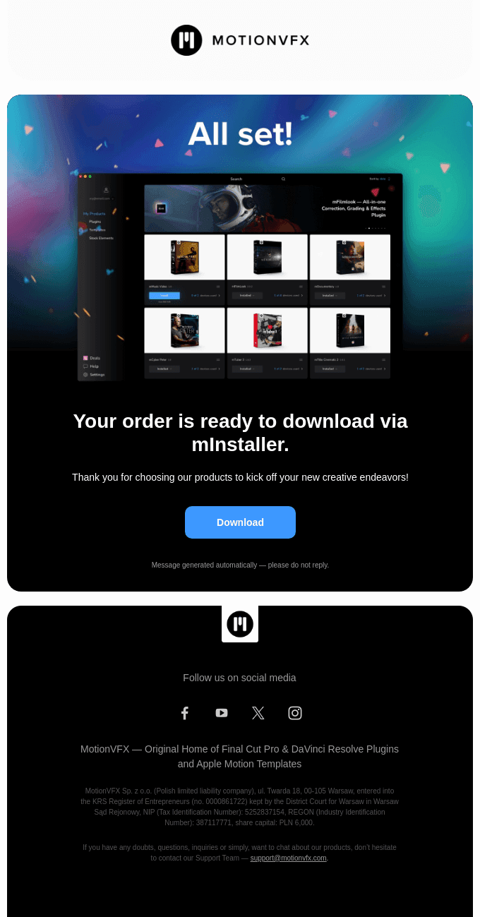 Your order is ready for download!