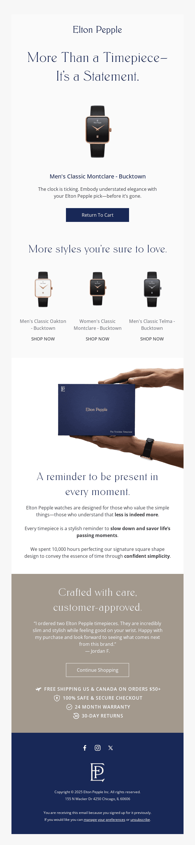 Your perfect timepiece is waiting—but not for long