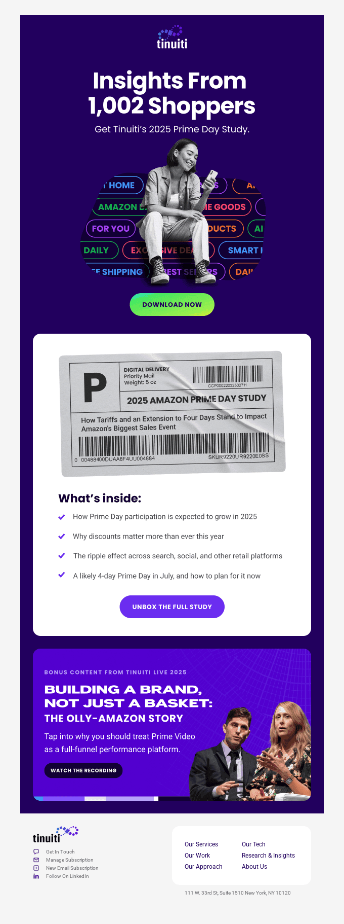 📦 Your 2025 Prime Day strategy delivered