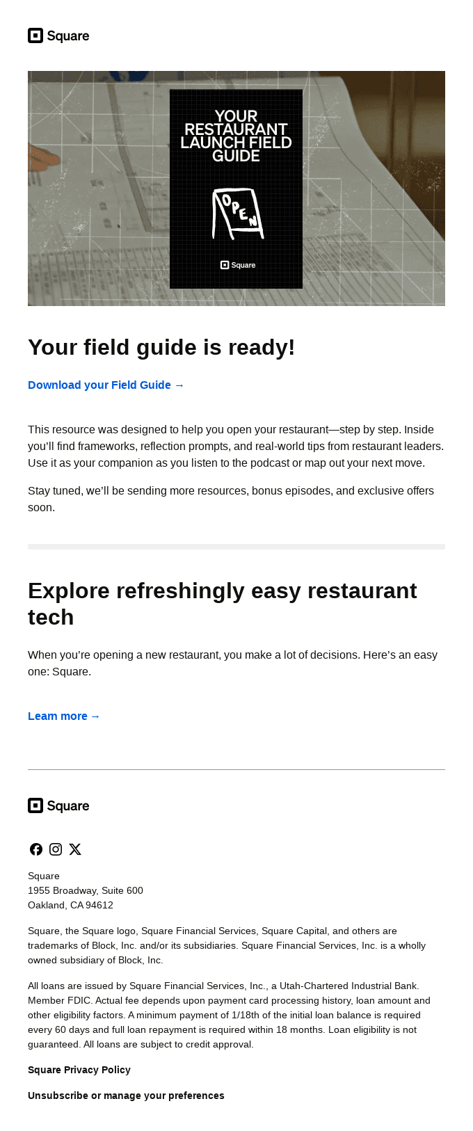 Your restaurant expansion Field Guide is here