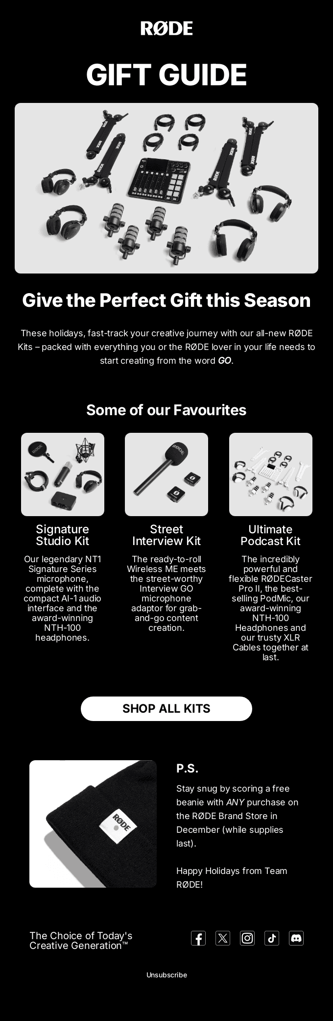 Your RØDE Gift Guide has Arrived