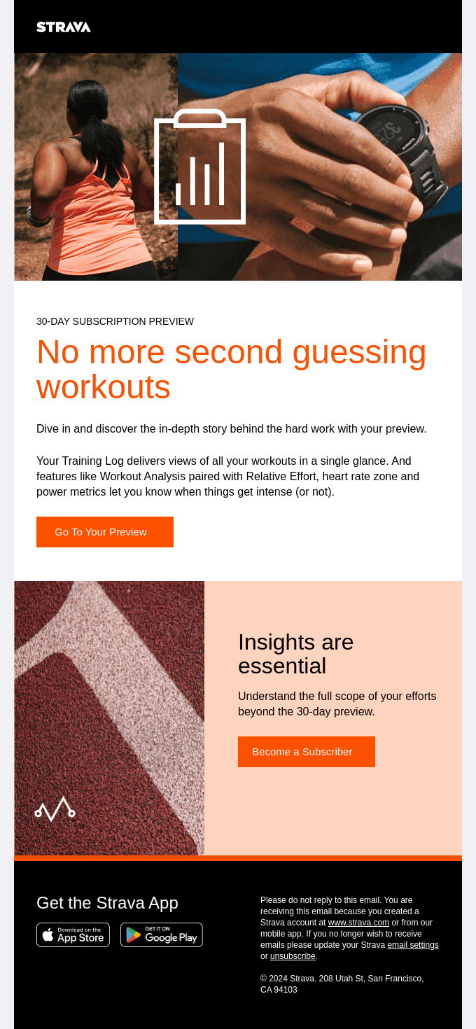 Your Subscription Preview takes the guesswork out of training