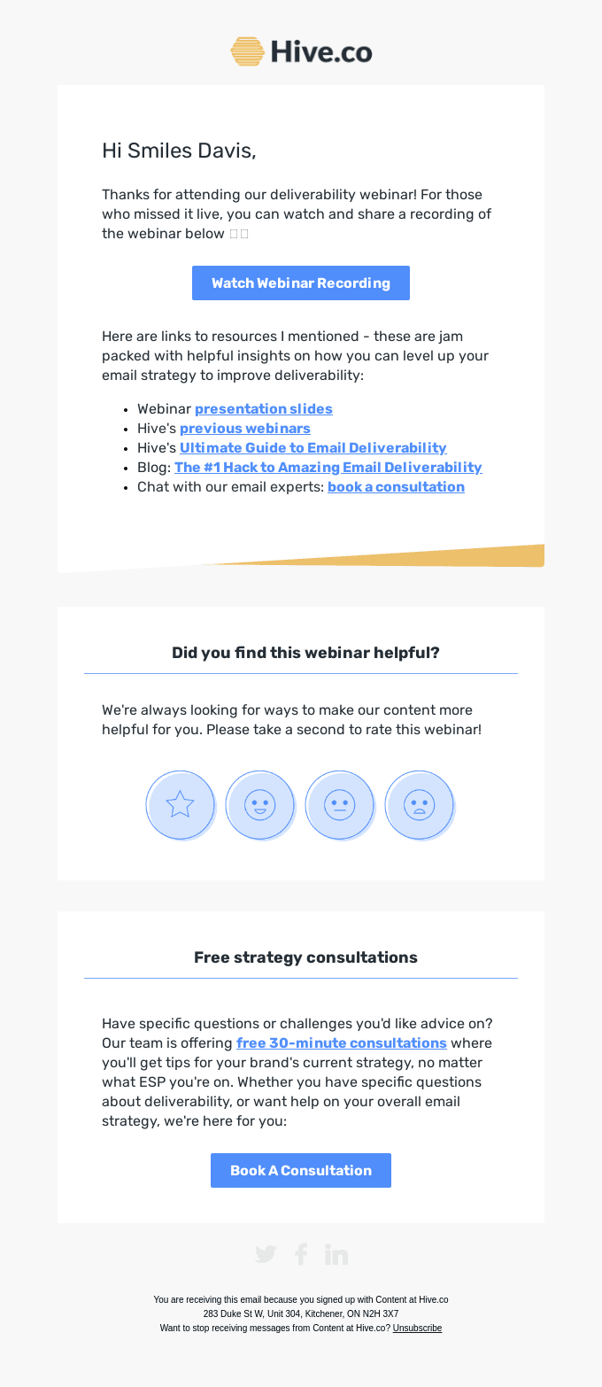 Your webinar replay links and exclusive resources