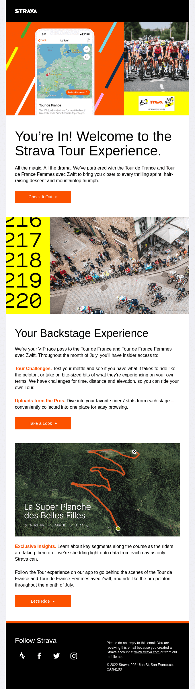 You’ve unlocked your backstage pass to the Tour