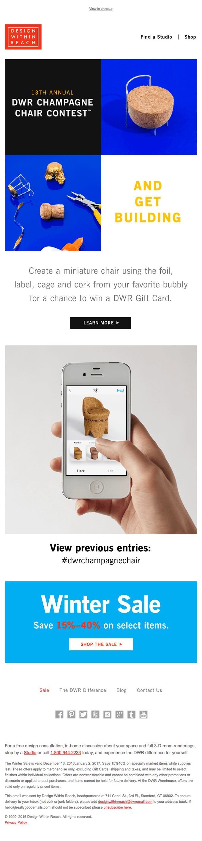 Win Something Email Example The Best Contest Email Examples & Designs - Really Good Emails