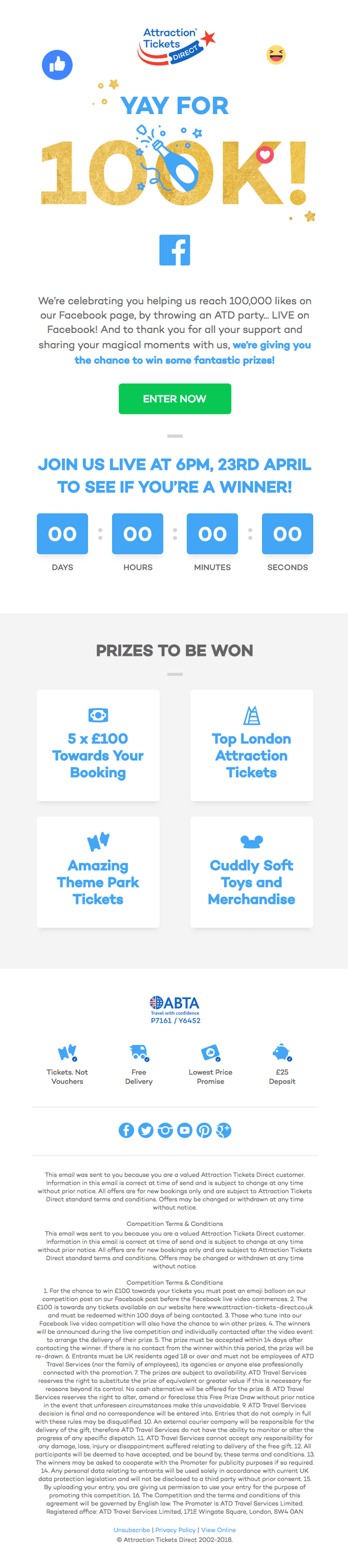 Win Something Email Example The Best Contest Email Examples & Designs - Really Good Emails