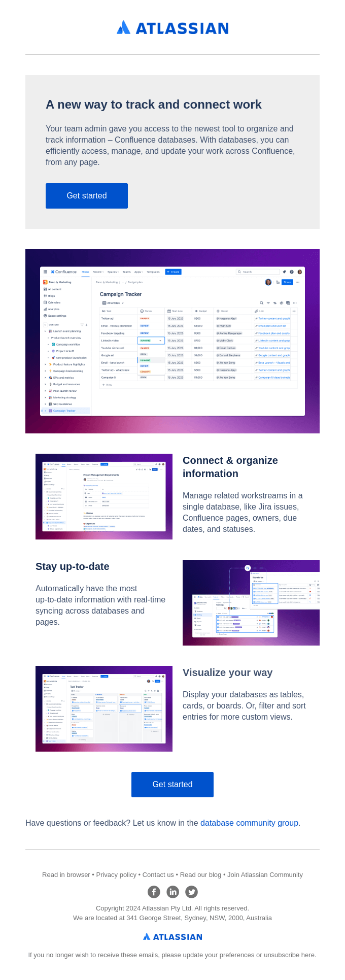 Your early access to Confluence databases (beta)!